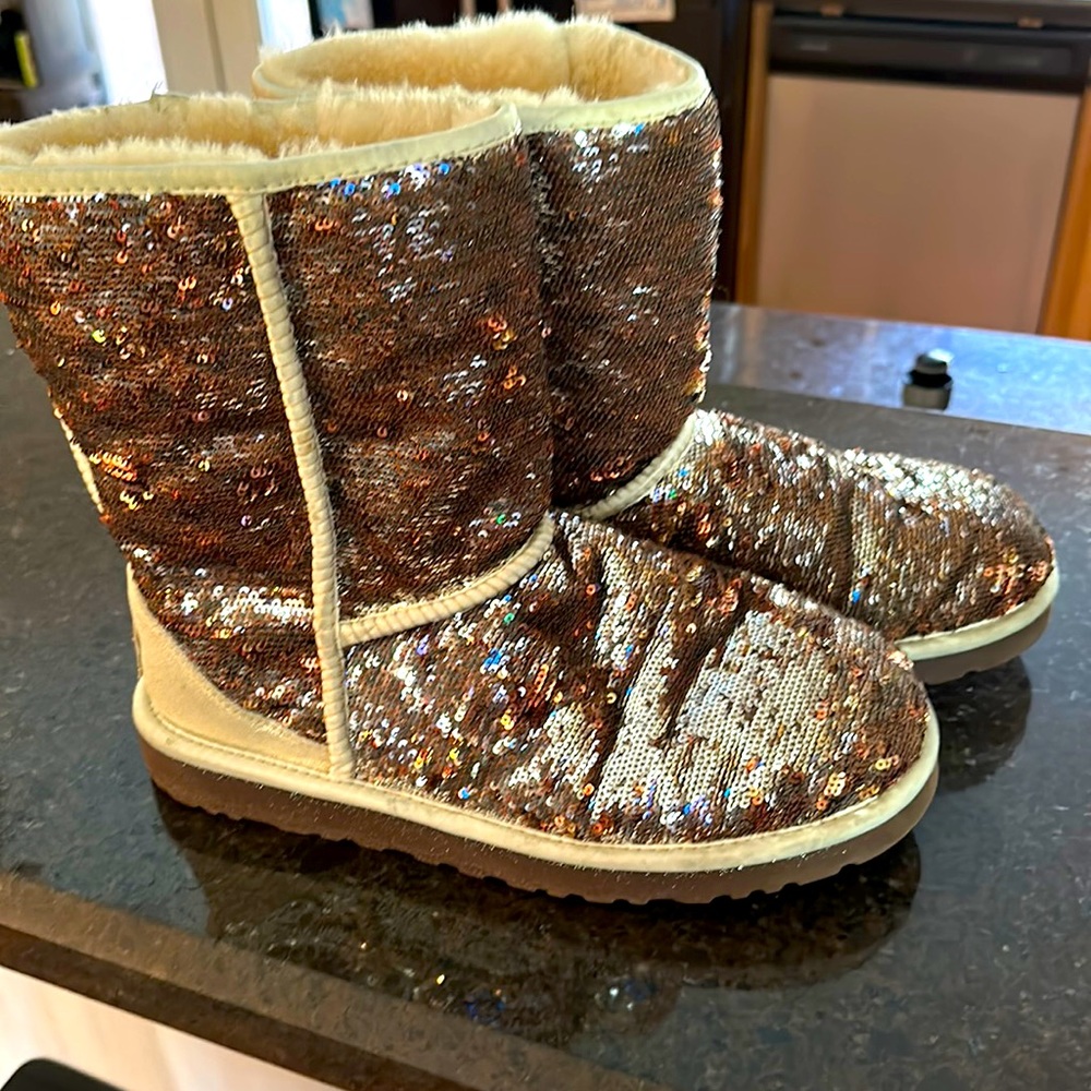 Ugg boots gold